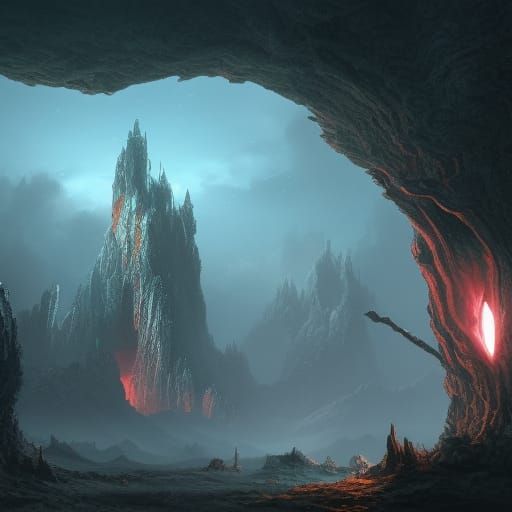 Light Emanates from Deep Dark Hole