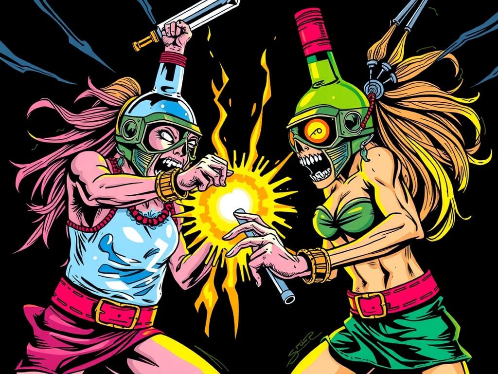 Water vs Whisky: Gladiator Bottle Battle