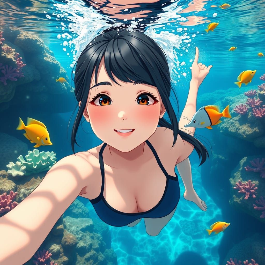 Diving Beauty in Vibrant Coral Reefs