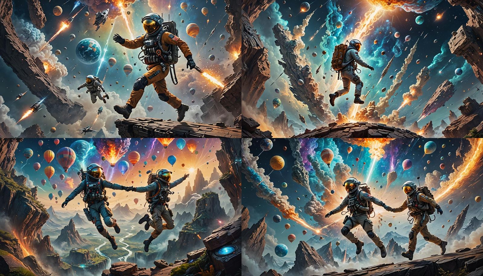 Fantastical Realm Portrait in Hyperrealistic Anime Style