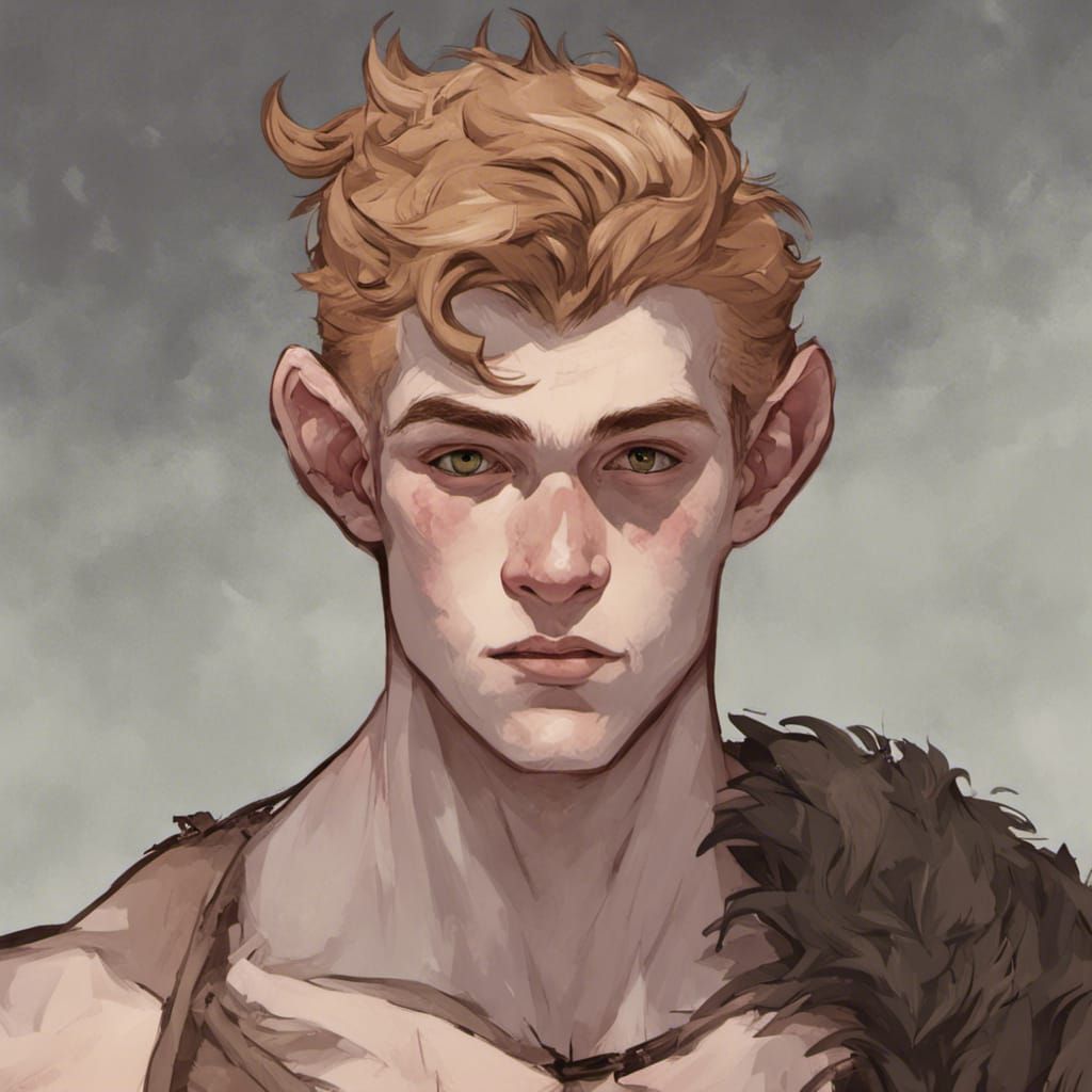 Warlock Satyr in Ethereal Fantasy Style