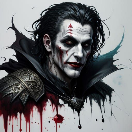 Surreal Gothic Vampire King in Photorealistic Detail