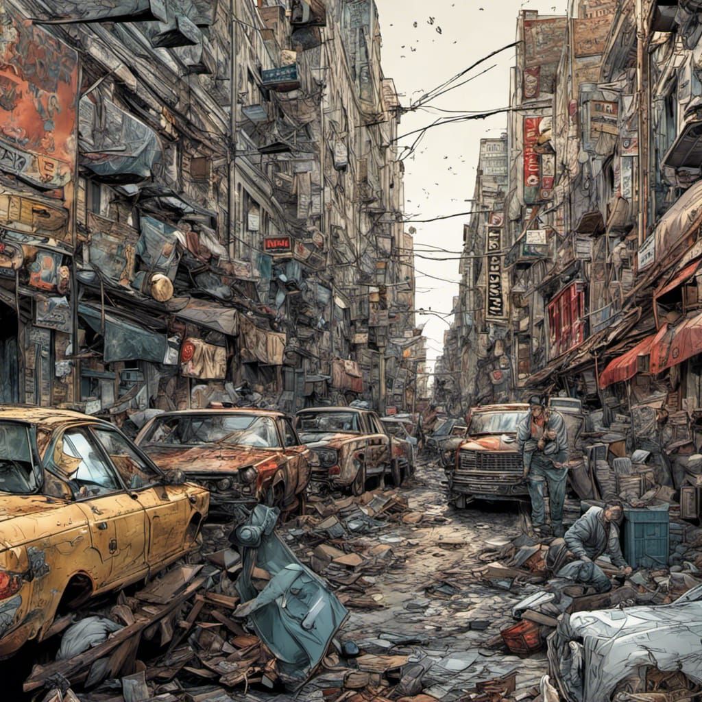 Hyperrealistic Comic with Intricate Details