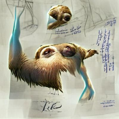 Sloth from Ice Age Staring: Concept Art
