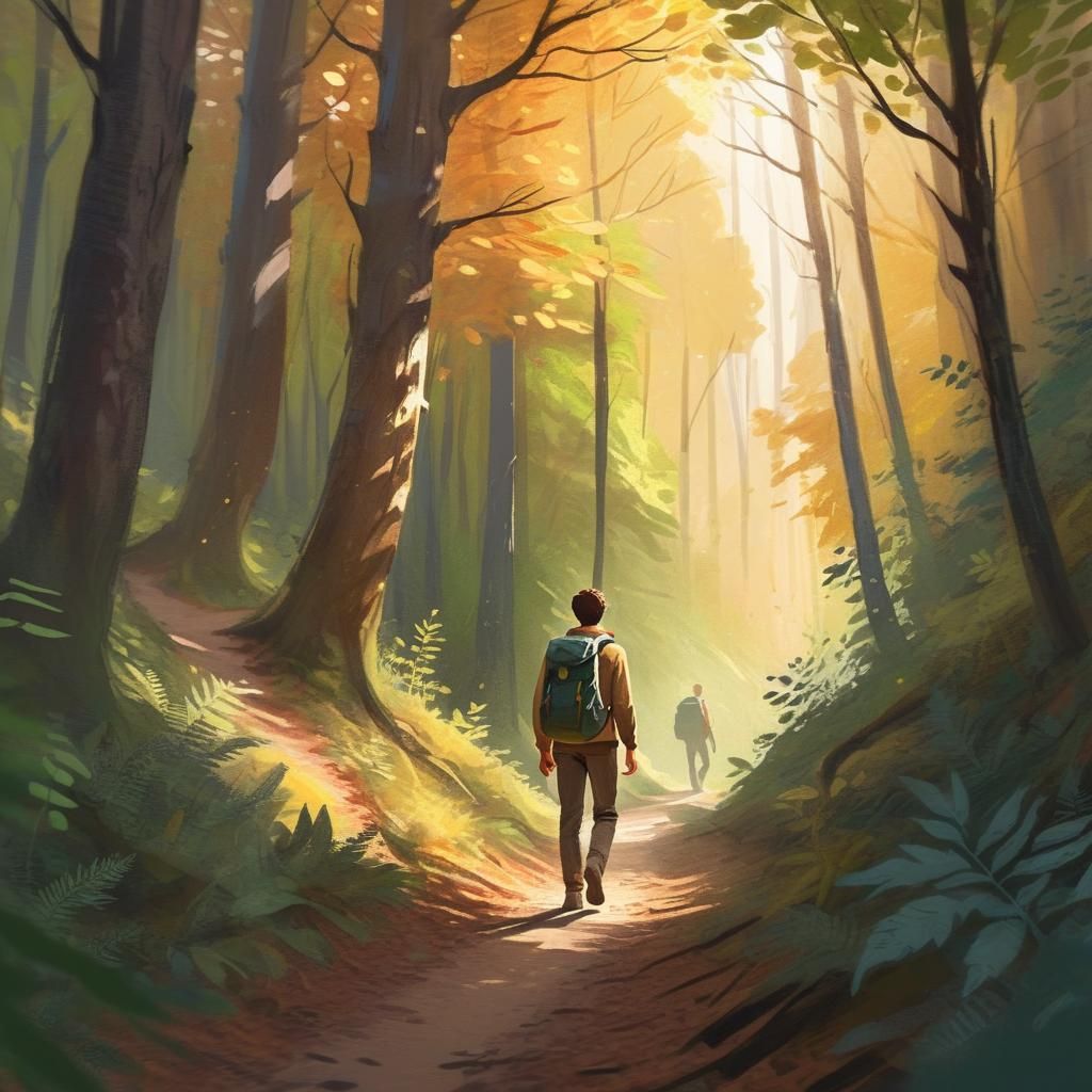 Winding Forest Trail Concept Art
