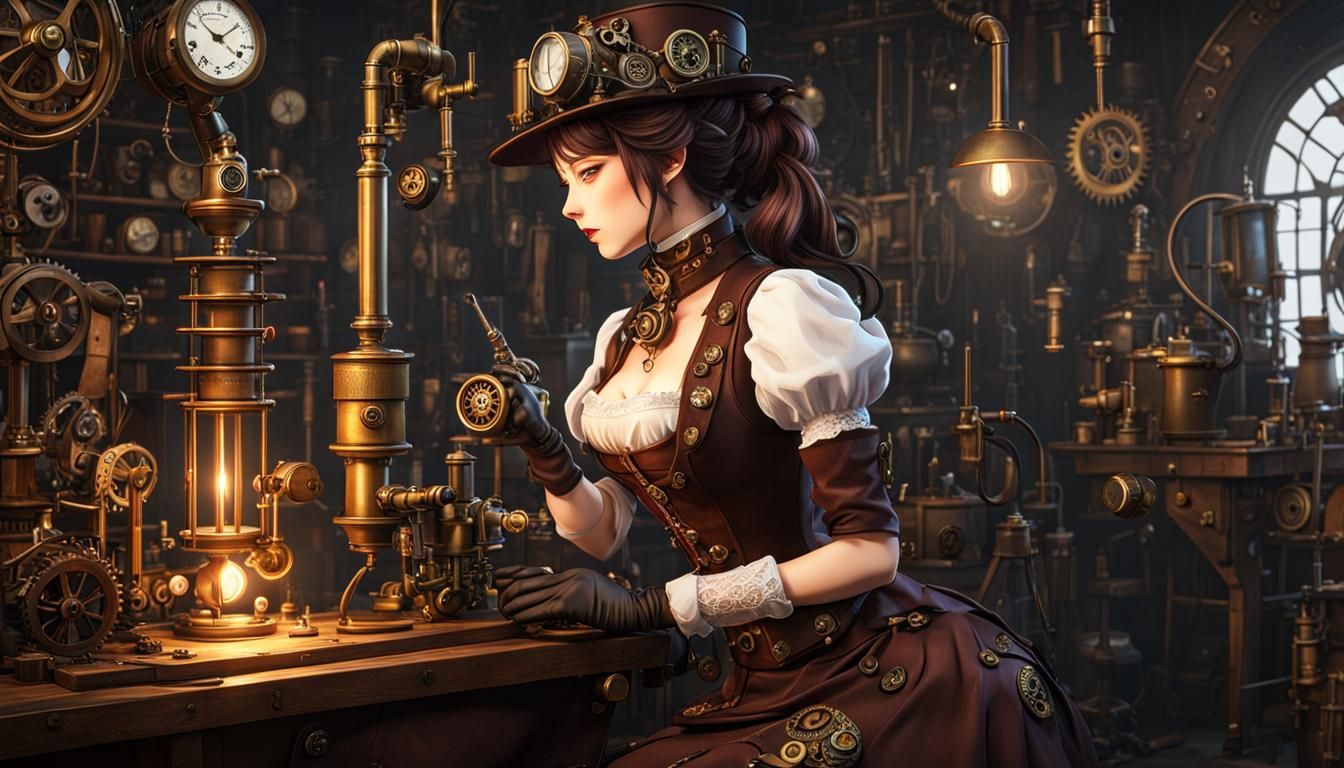Steampunk Milk Frother