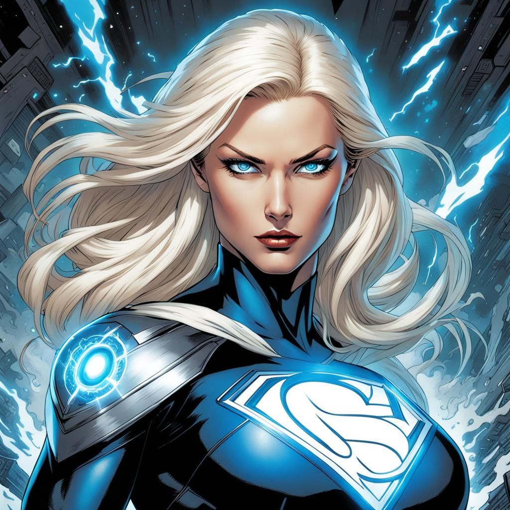 Elemental Superhero Comic Book Art