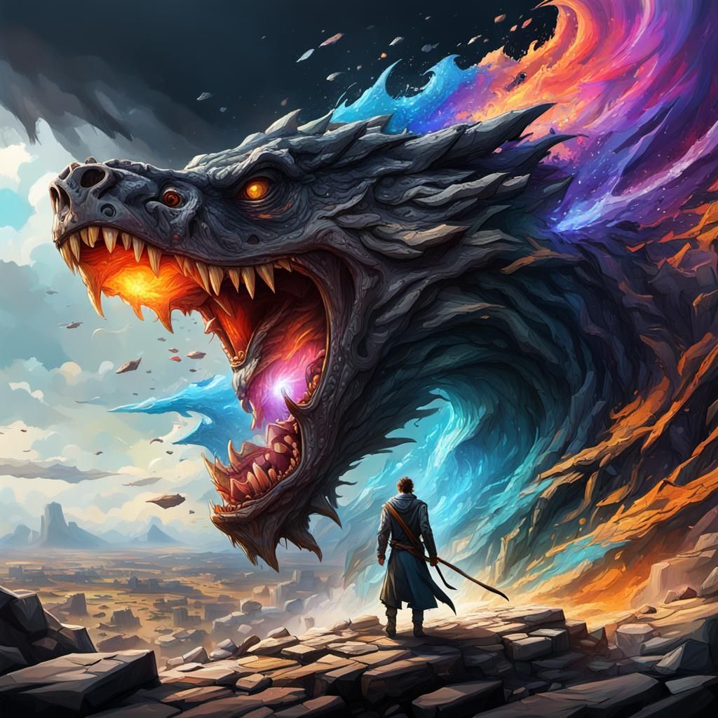 Edge of Worlds: Hyperrealistic Concept Art