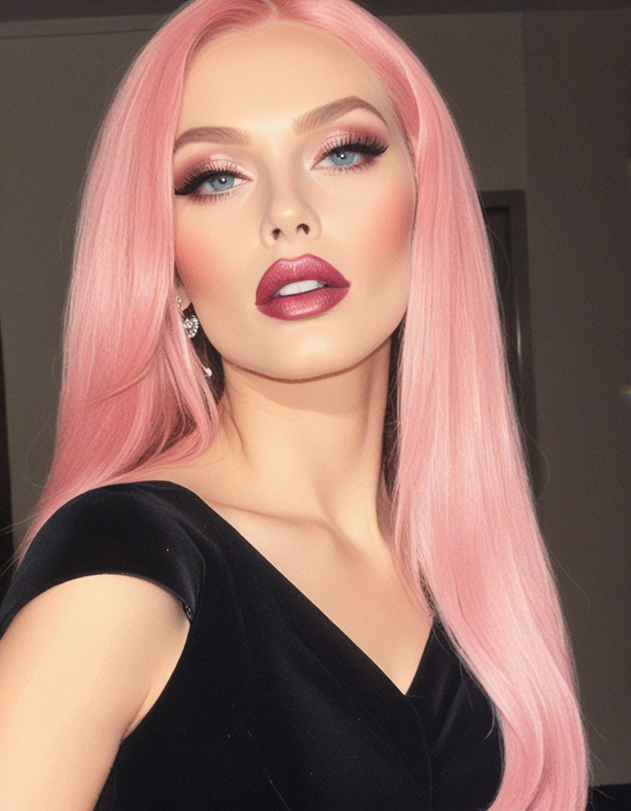 Glamorous Red Carpet Fashion Icon