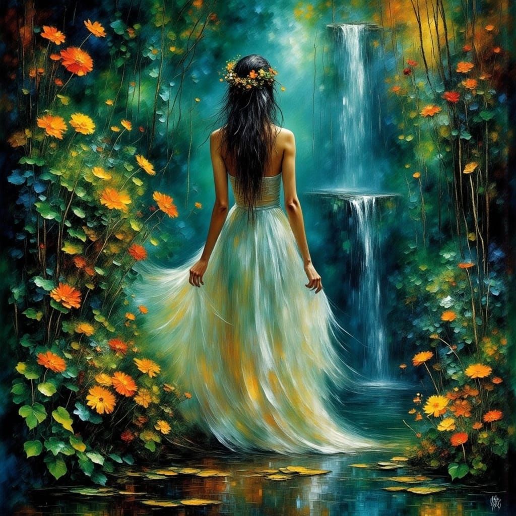 Ethereal Spectral Tsarina in Bioluminescent Grotto