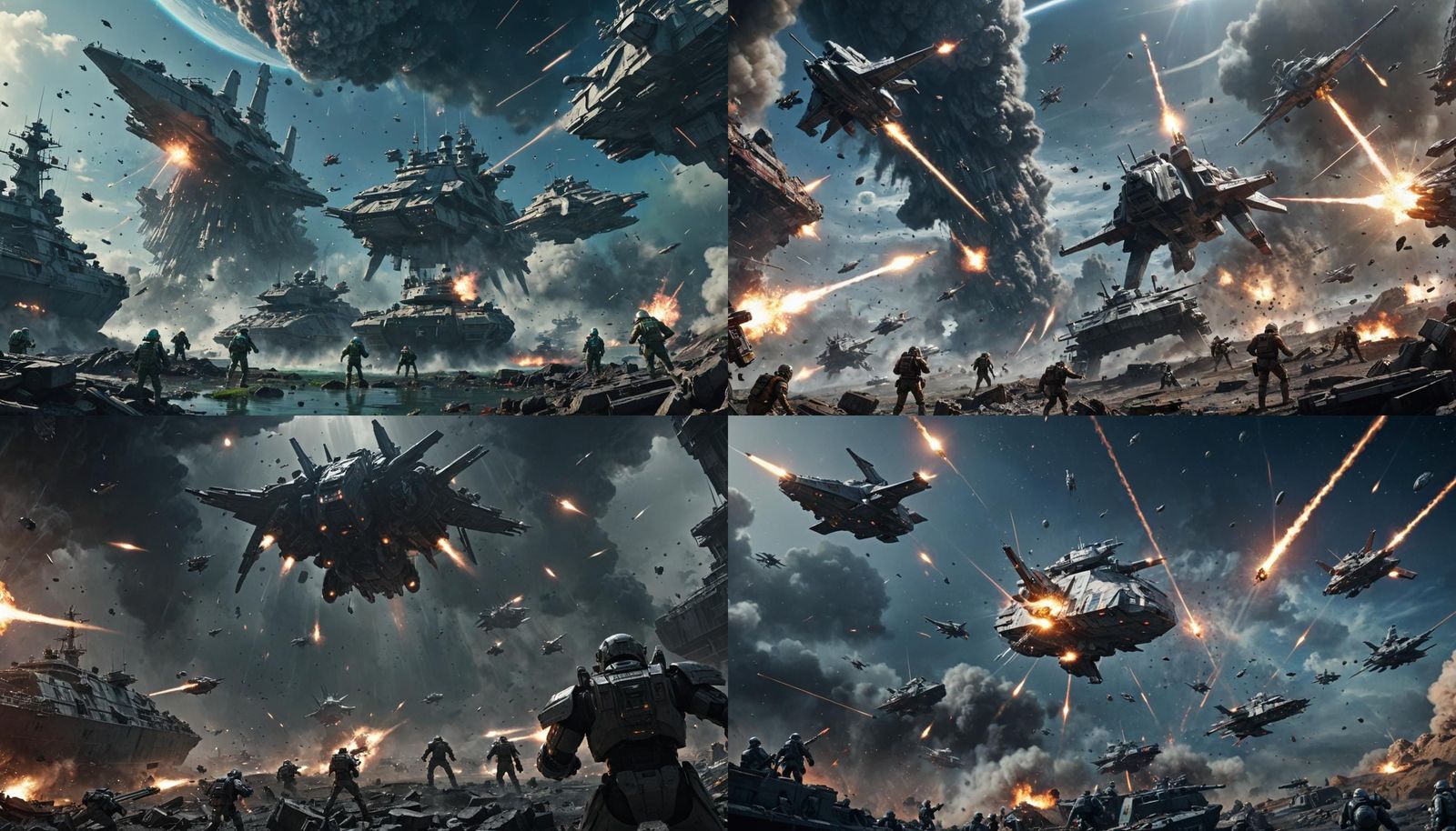 Earth's Orbital Defense: A Hyper-Realistic Space Battle