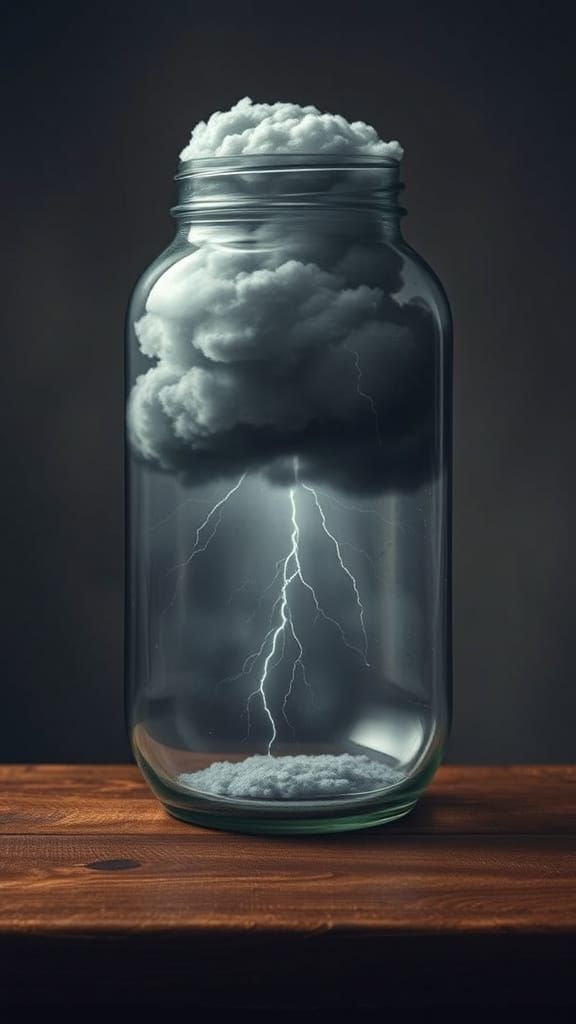 Storm in a Jar: Ominous Weather Still Life