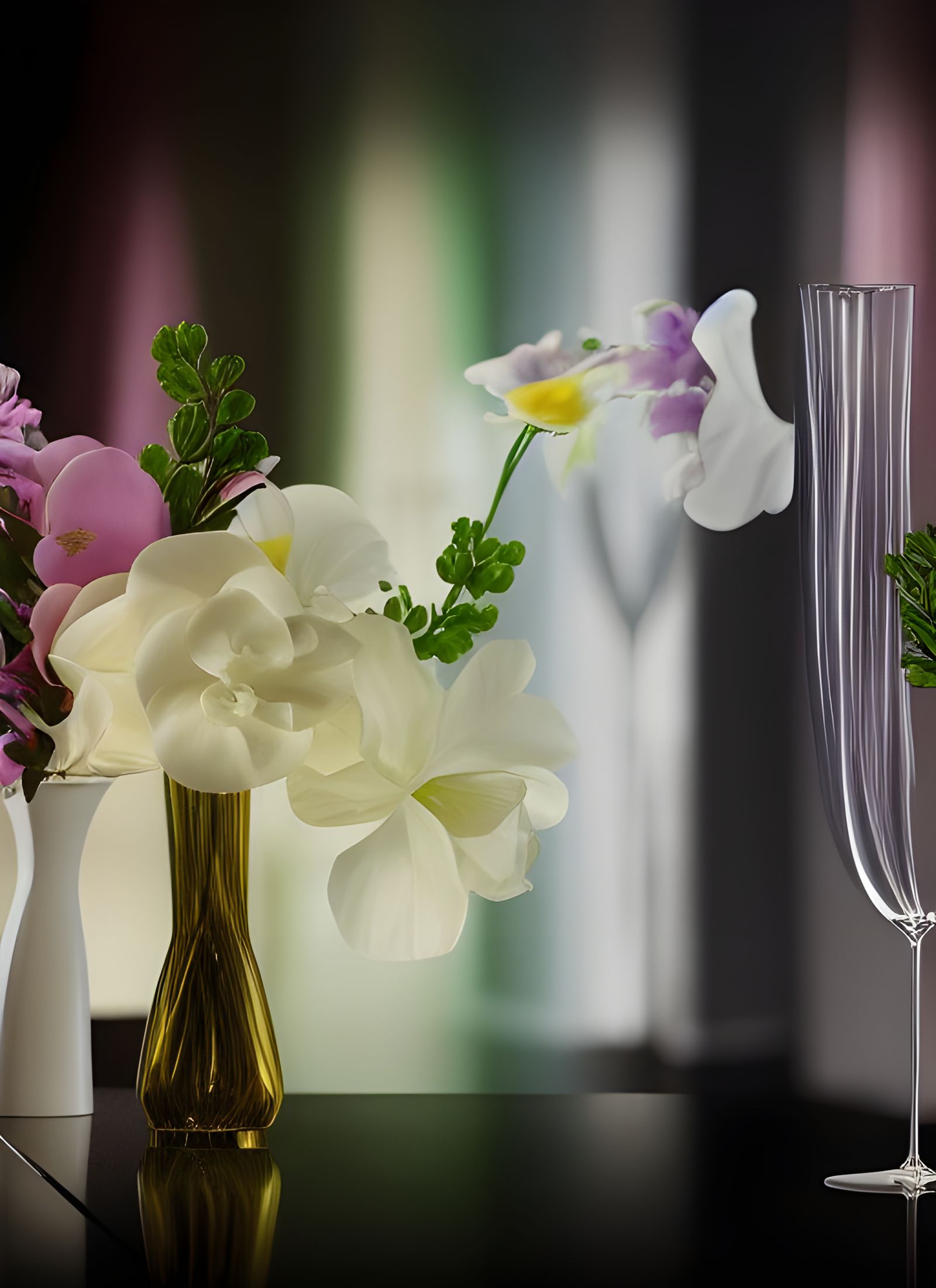 Elegant Dinner Party in Hyperrealistic Style