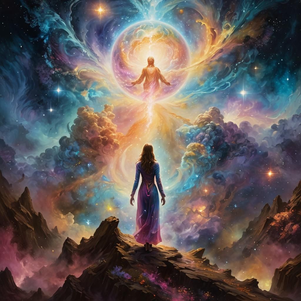 Spiritual realm in the higher plane existence of Universe