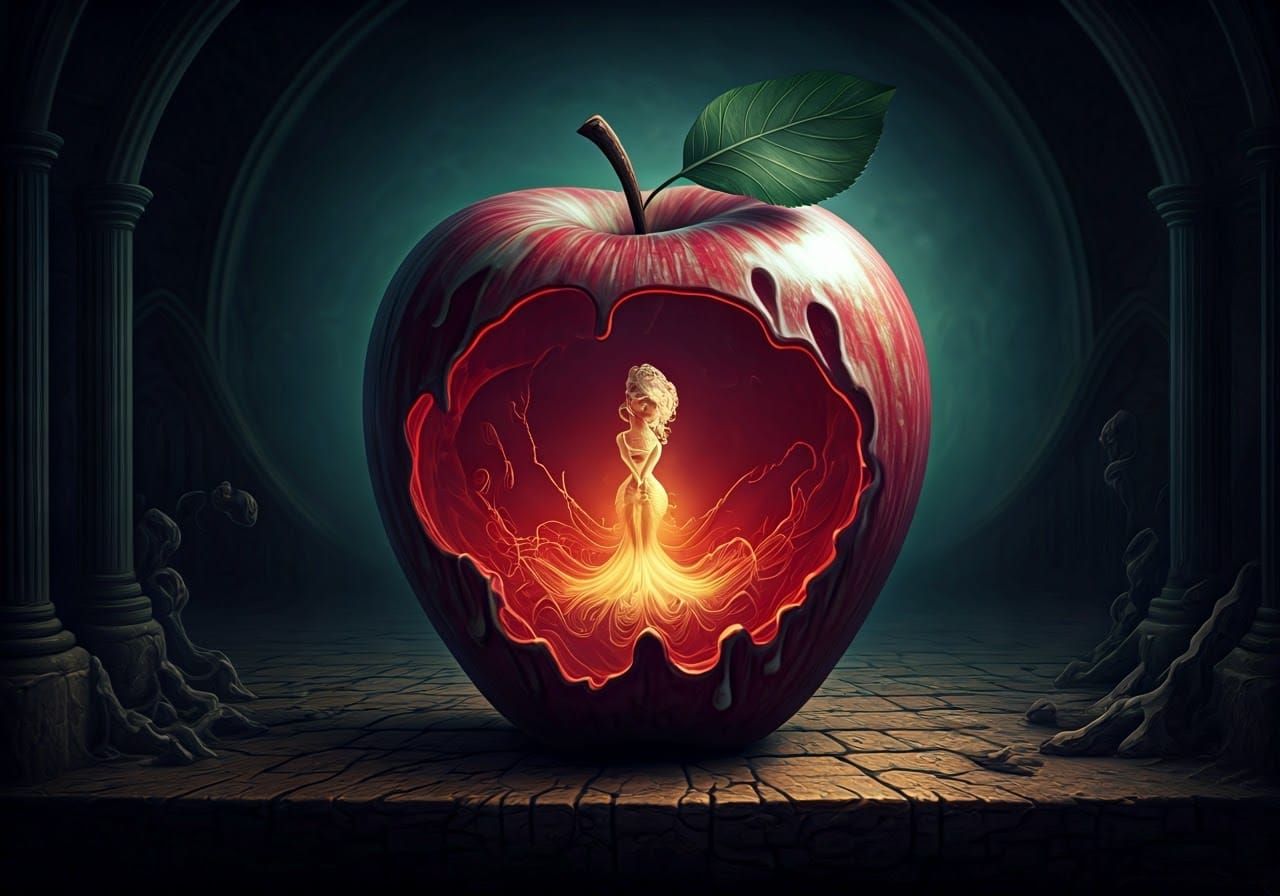 Sleeping Beauty Dreamscape Inside Poisoned Apple