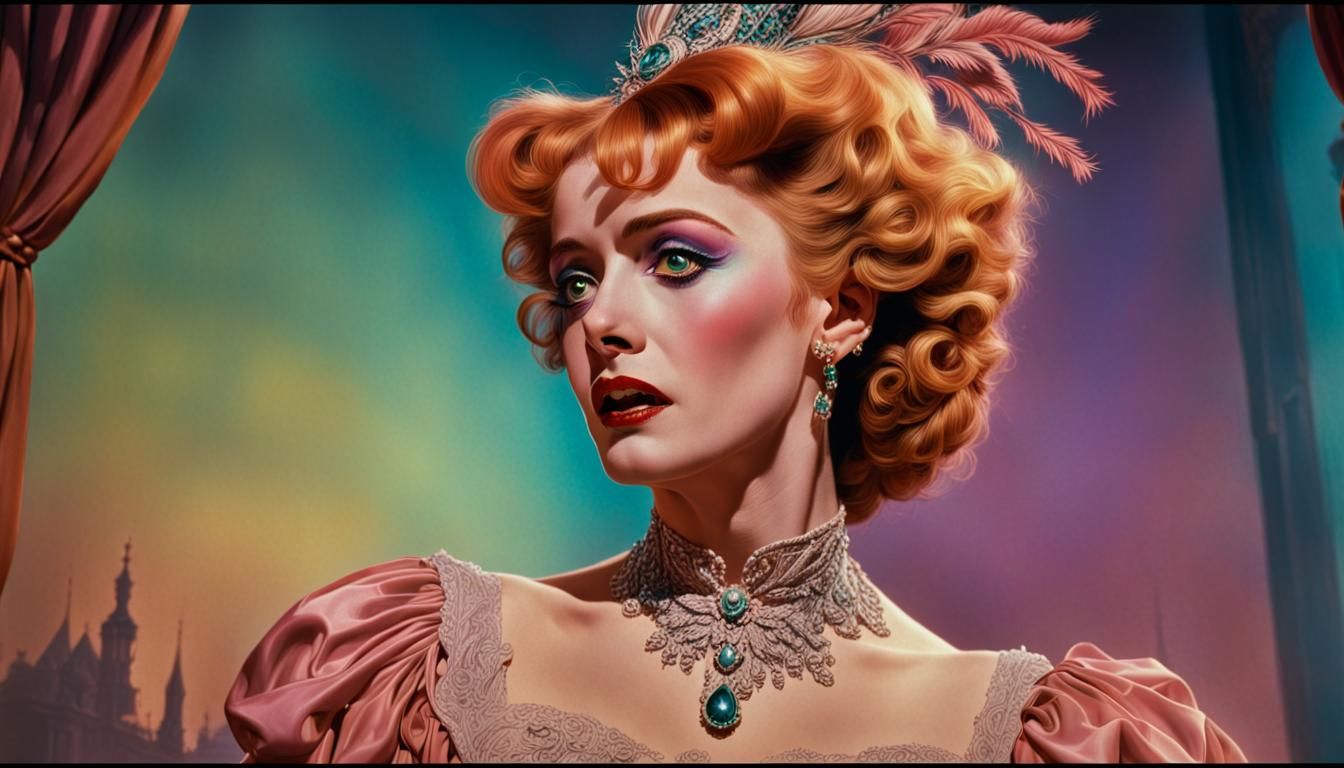 The Tales of Hoffmann: Hyperrealistic Technicolor Scene