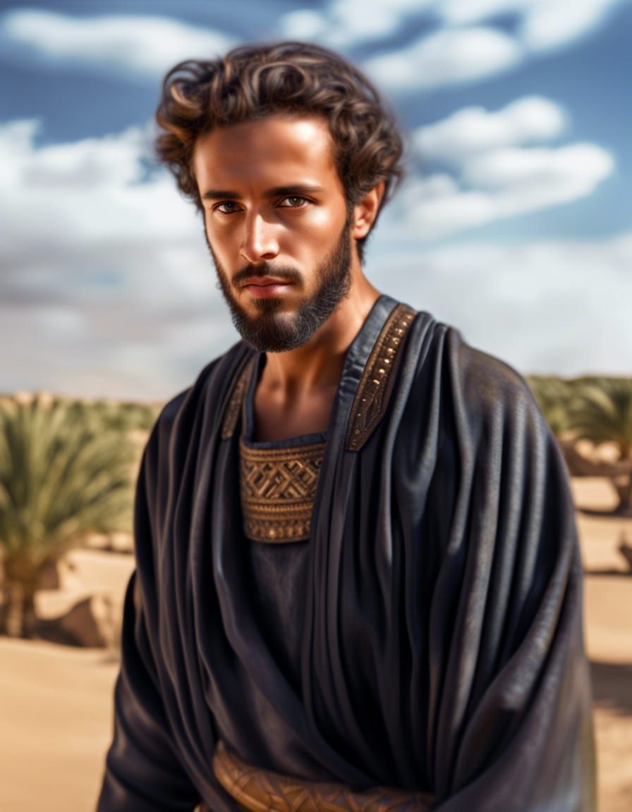 Armoni of Ancient Israel: Hyperrealistic Portrait