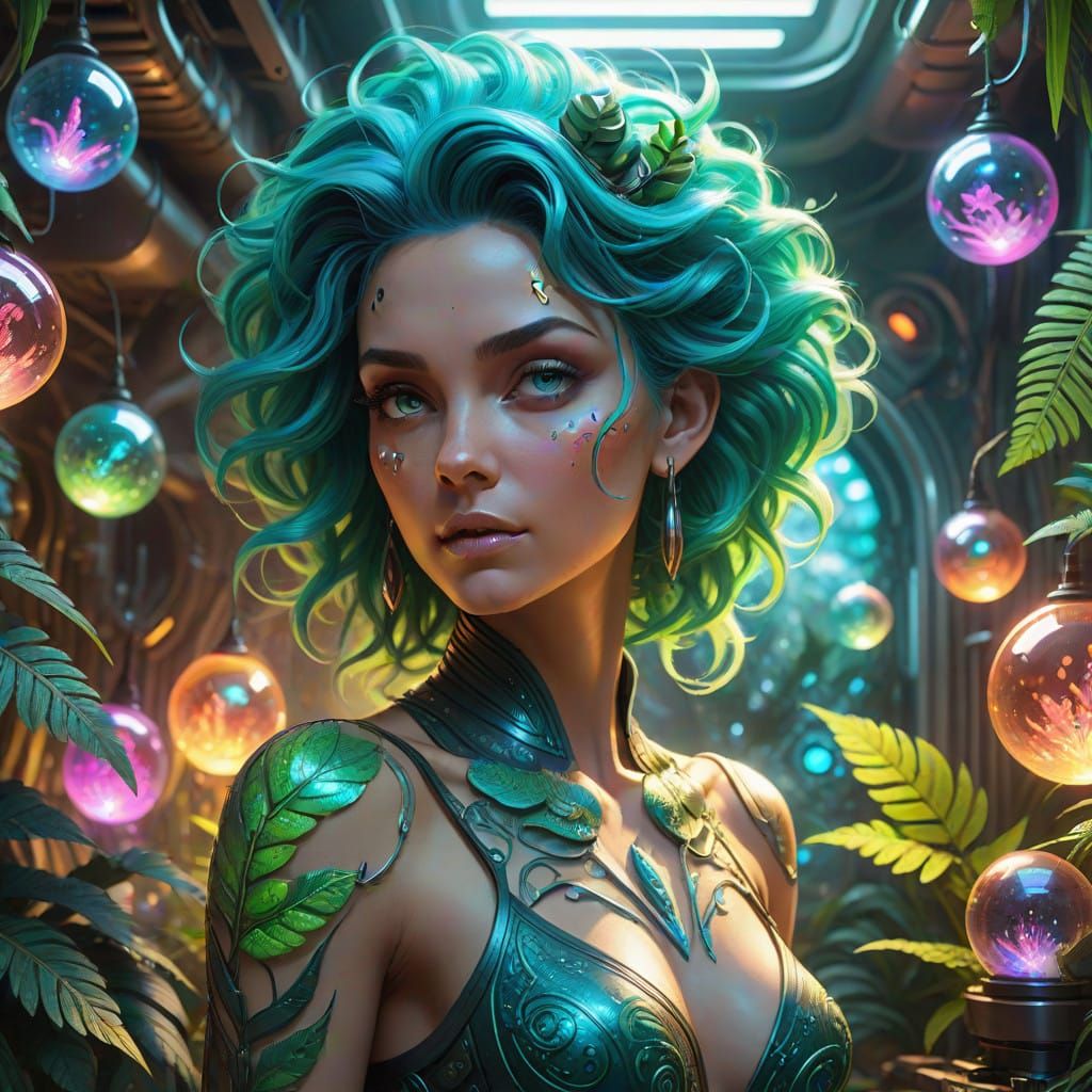 Confident Plant-Human Hybrid Challenges Nature and Tech