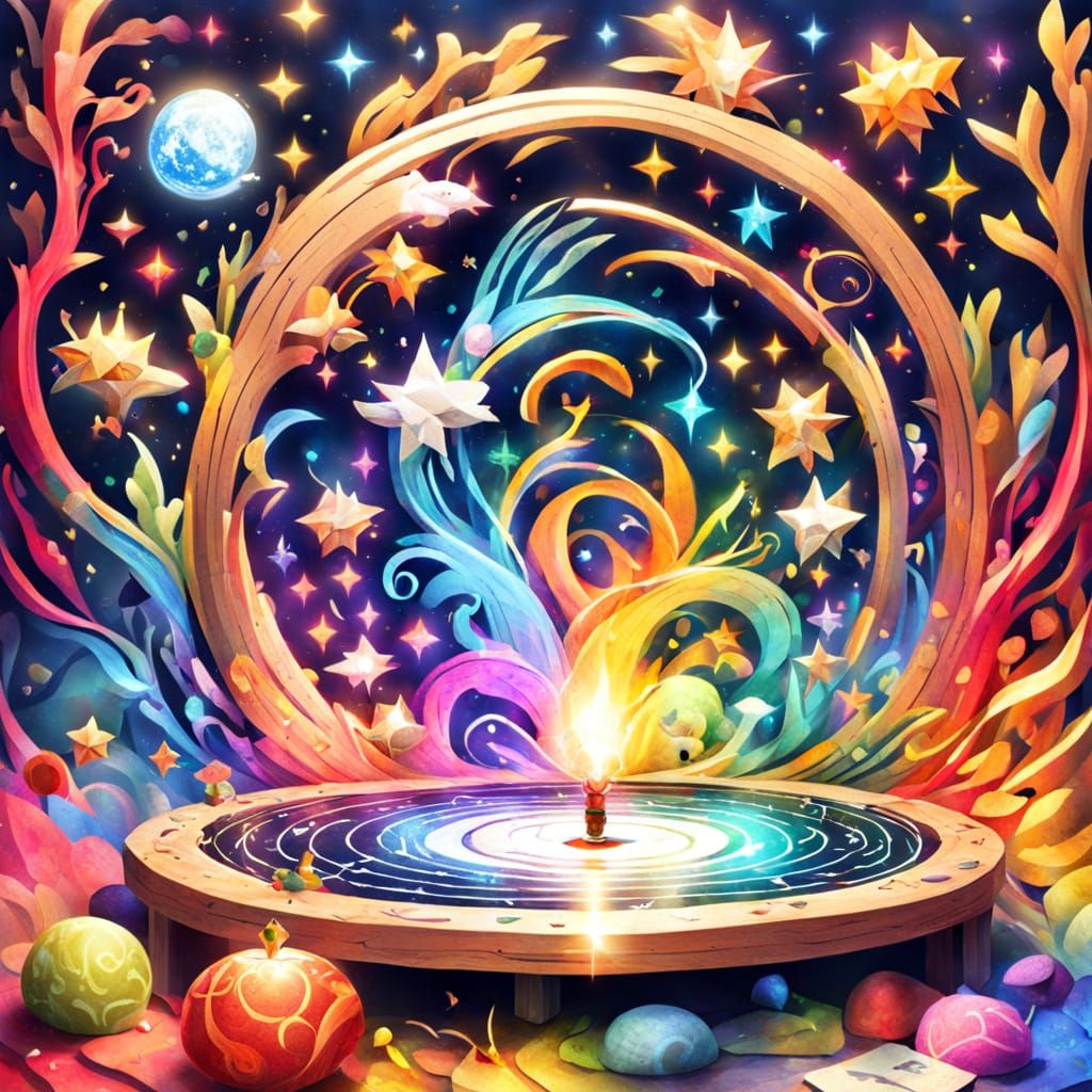 Magical Artists Creating Art