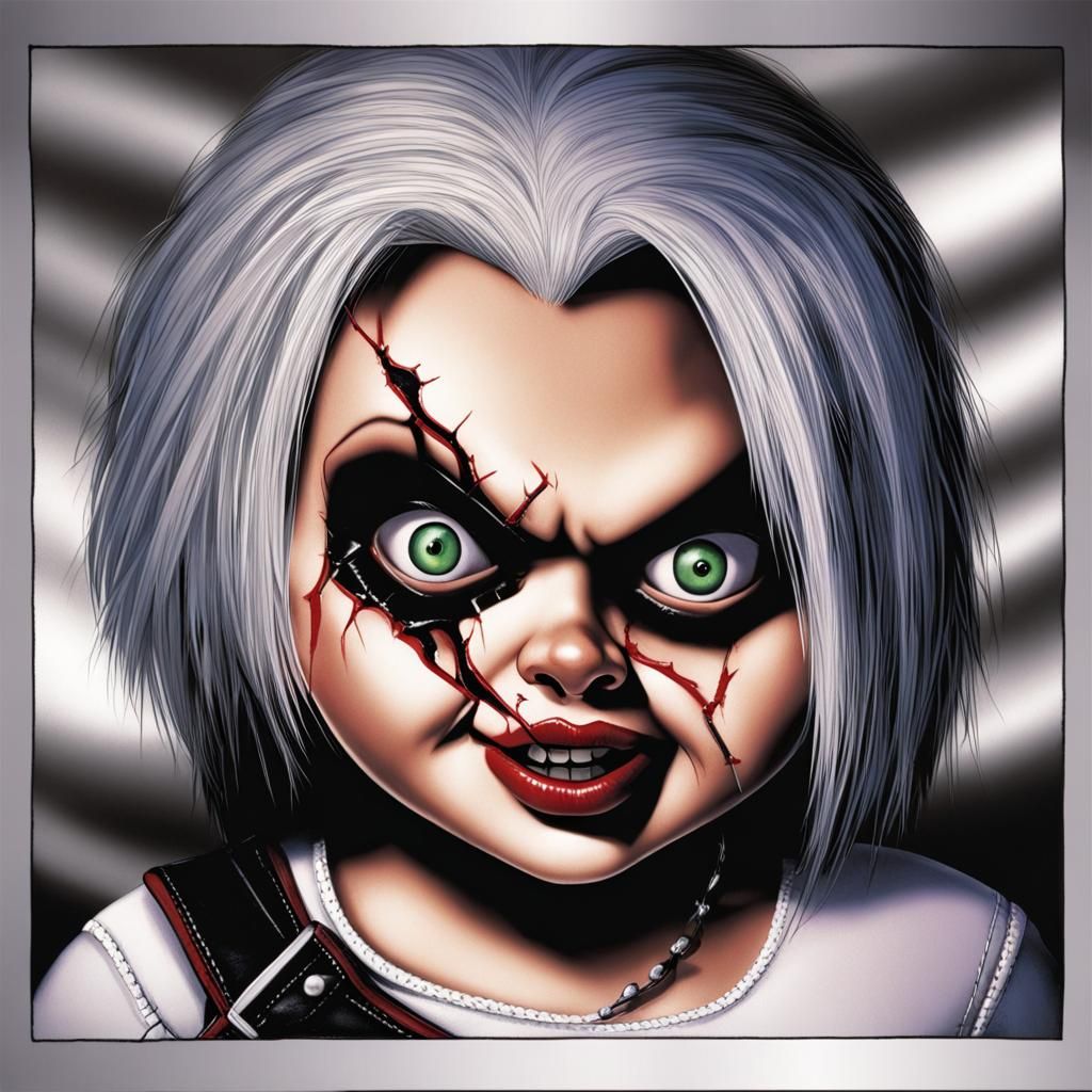 Bride of Chucky Portrait: A Horror Icon