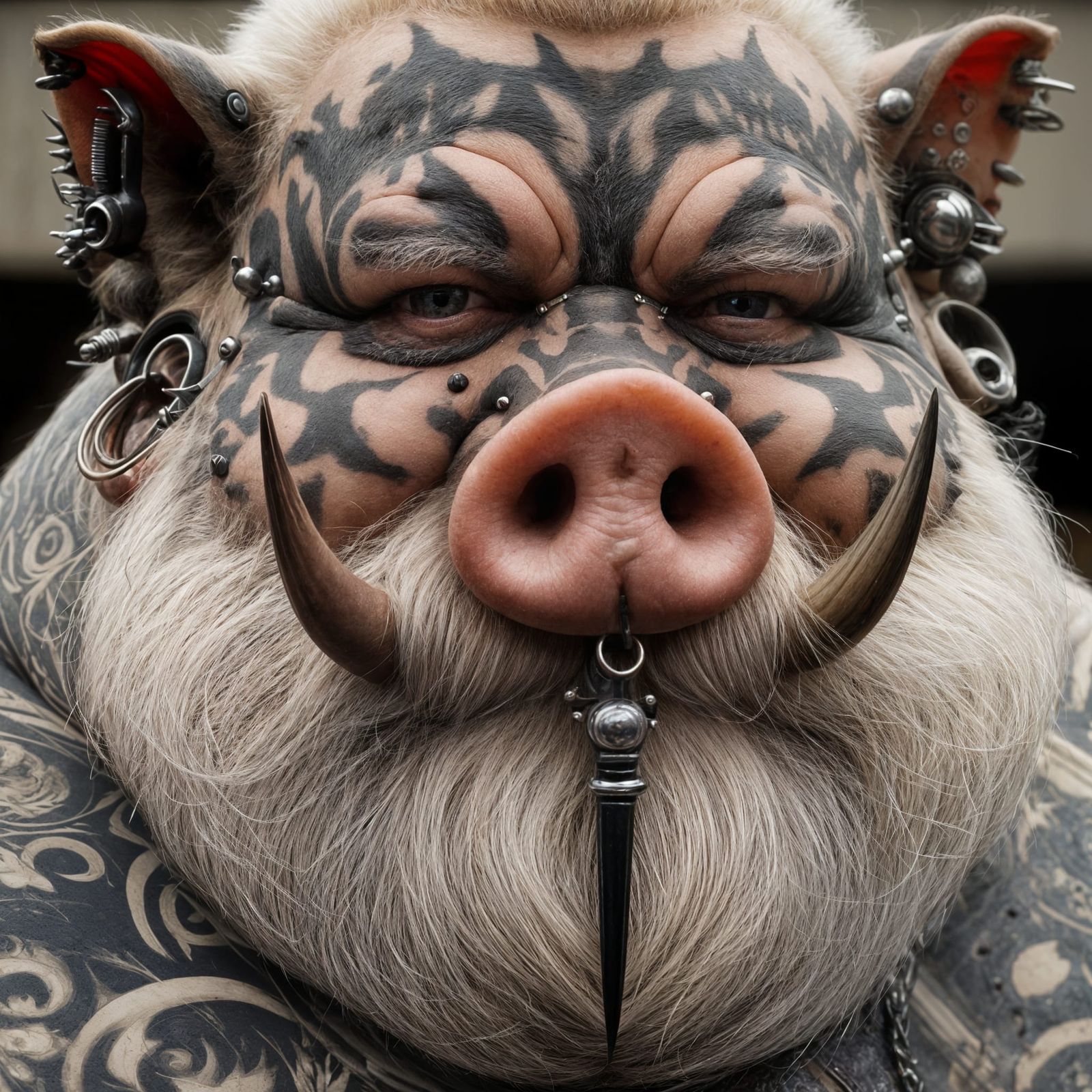 Albino Peccary Warlord: Pierced Shadow Javelin-Modder