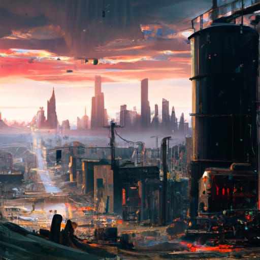 Epic Cinematic View of USA Cities