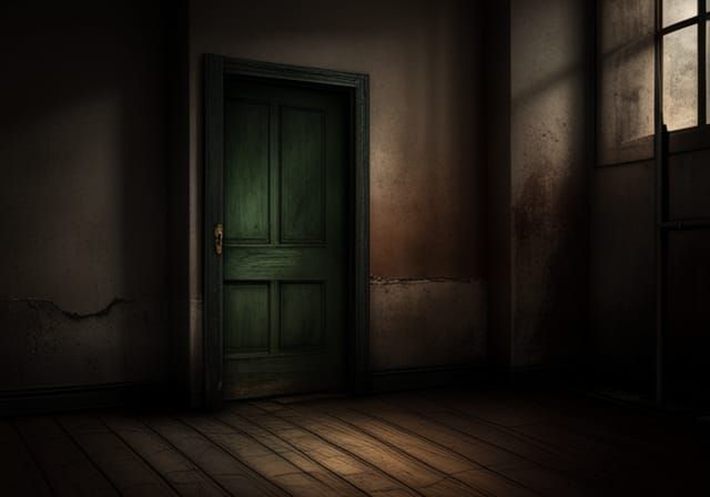 Realistic Rough Doorway with Detailed Texture