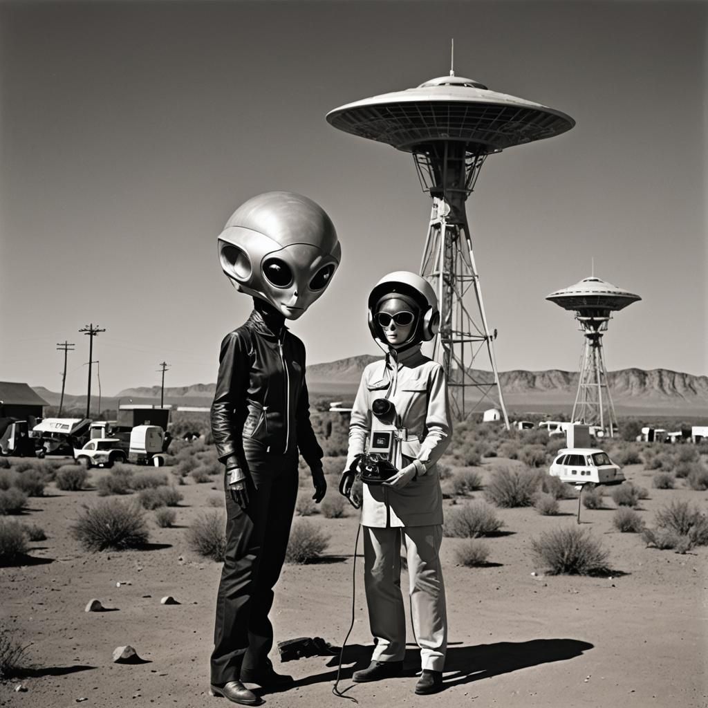 Alien DJ at Roswell Radio Tower