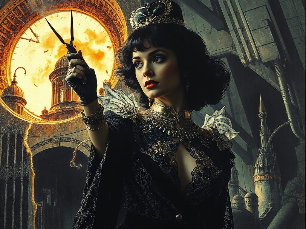 film noir Metropolis by Fritz Lang creepy  supervillain femm...