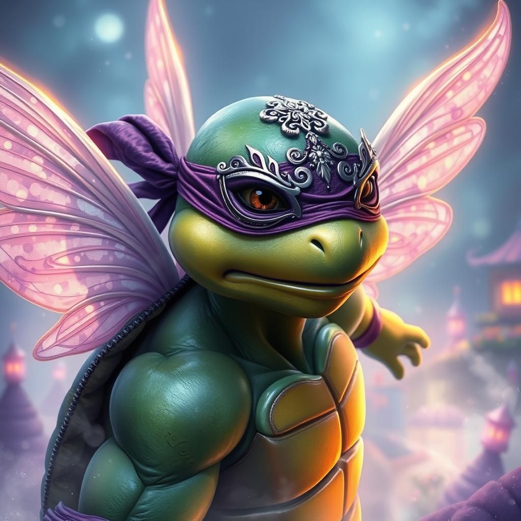 Donatello as Fairy in Dreamlike Realm