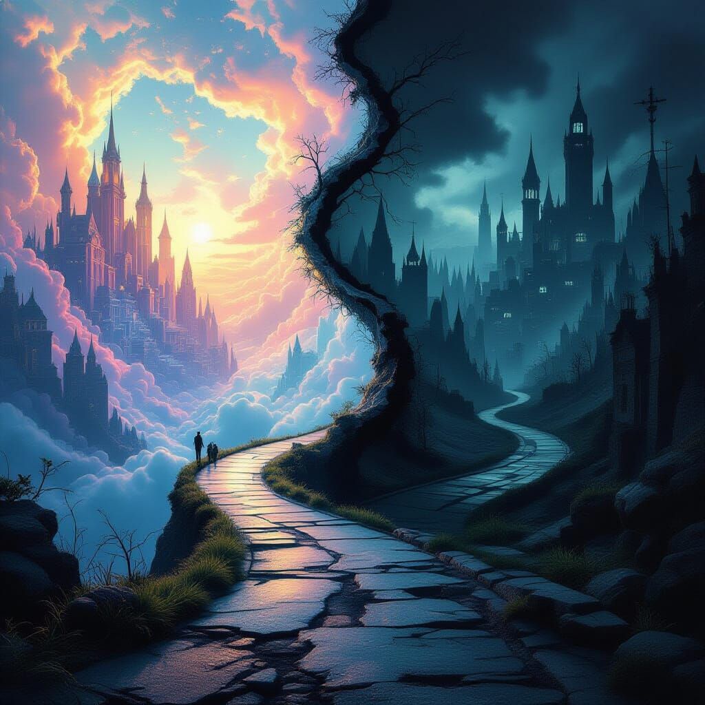 Split Path: Dream World vs. Dark City