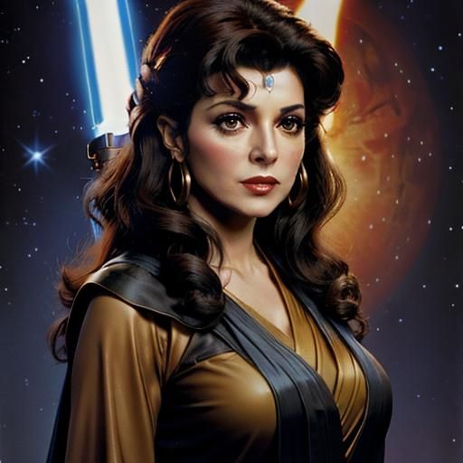 Deanna Troi as Jedi Knight