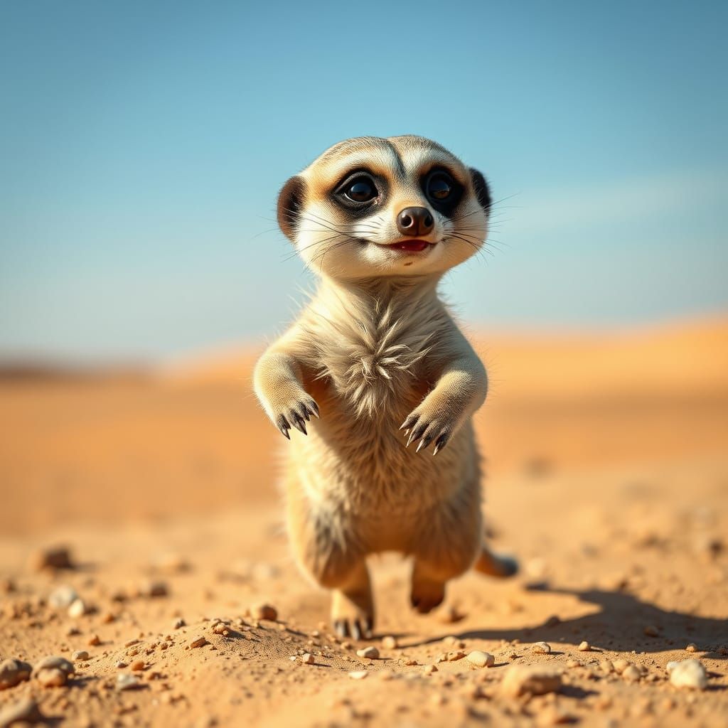Meerkat running