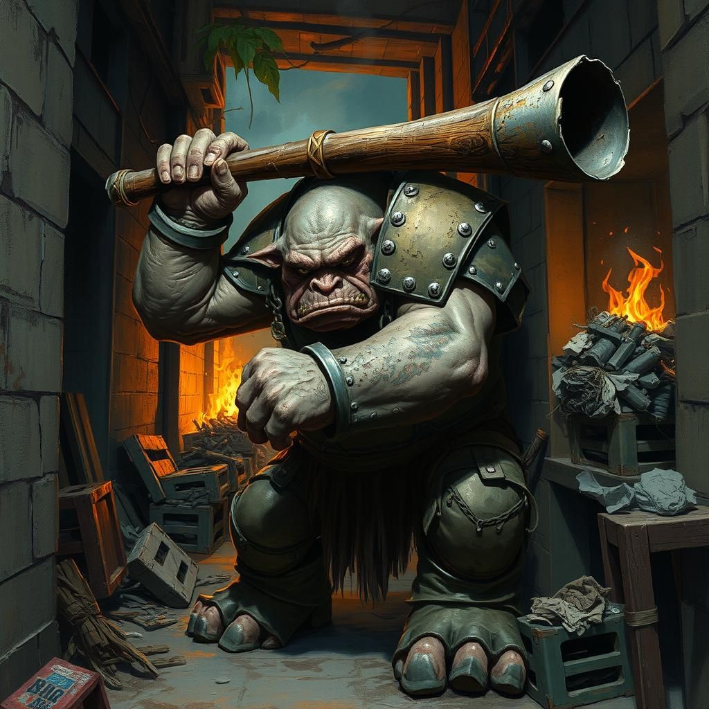 Door guard with horn of blasting.