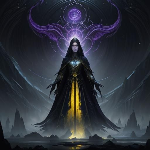 Galadriel Dark Fantasy Portrait in 8k Resolution