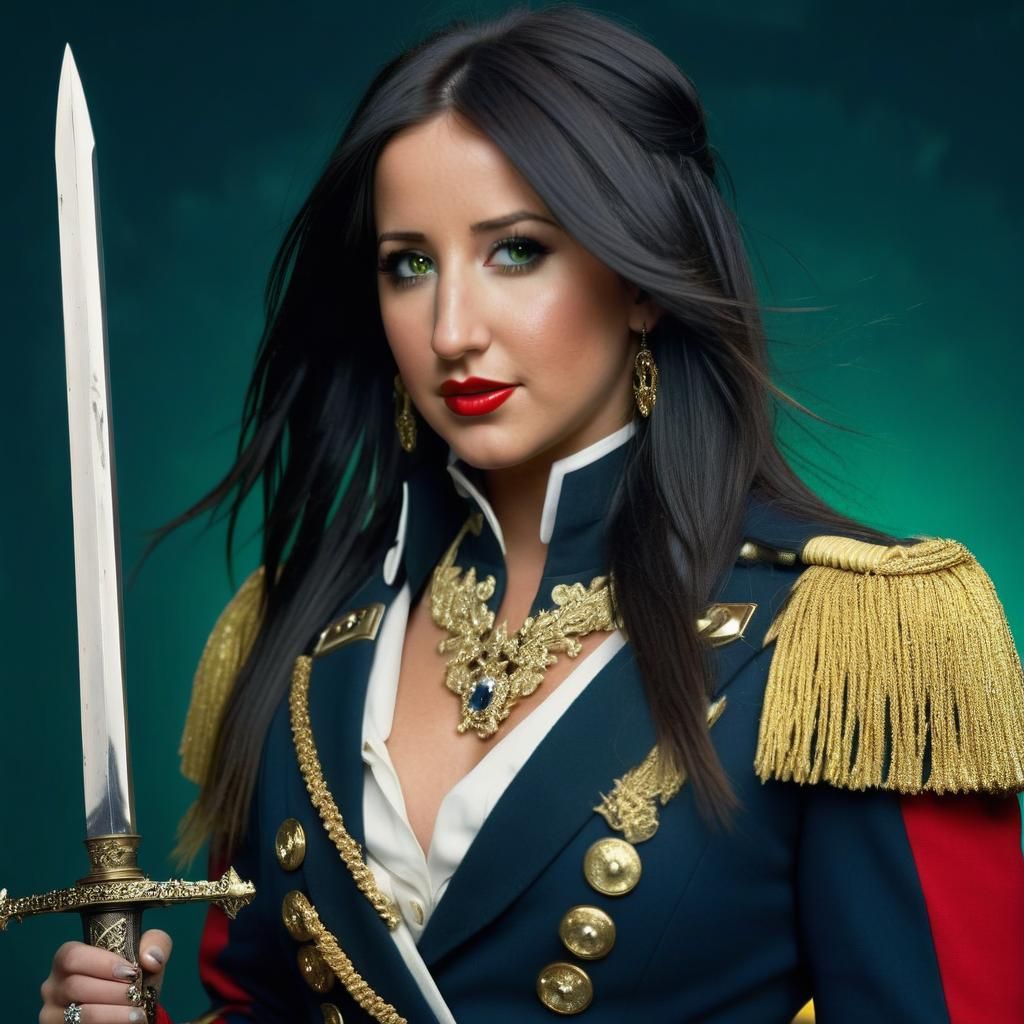 British Royal Naval Captain Portrait: Cinematic Digital Art