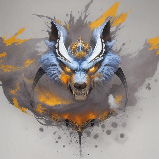 Vivid Night Landscape in Bright Colors