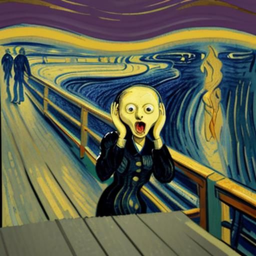 The Scream as Impasto Painting