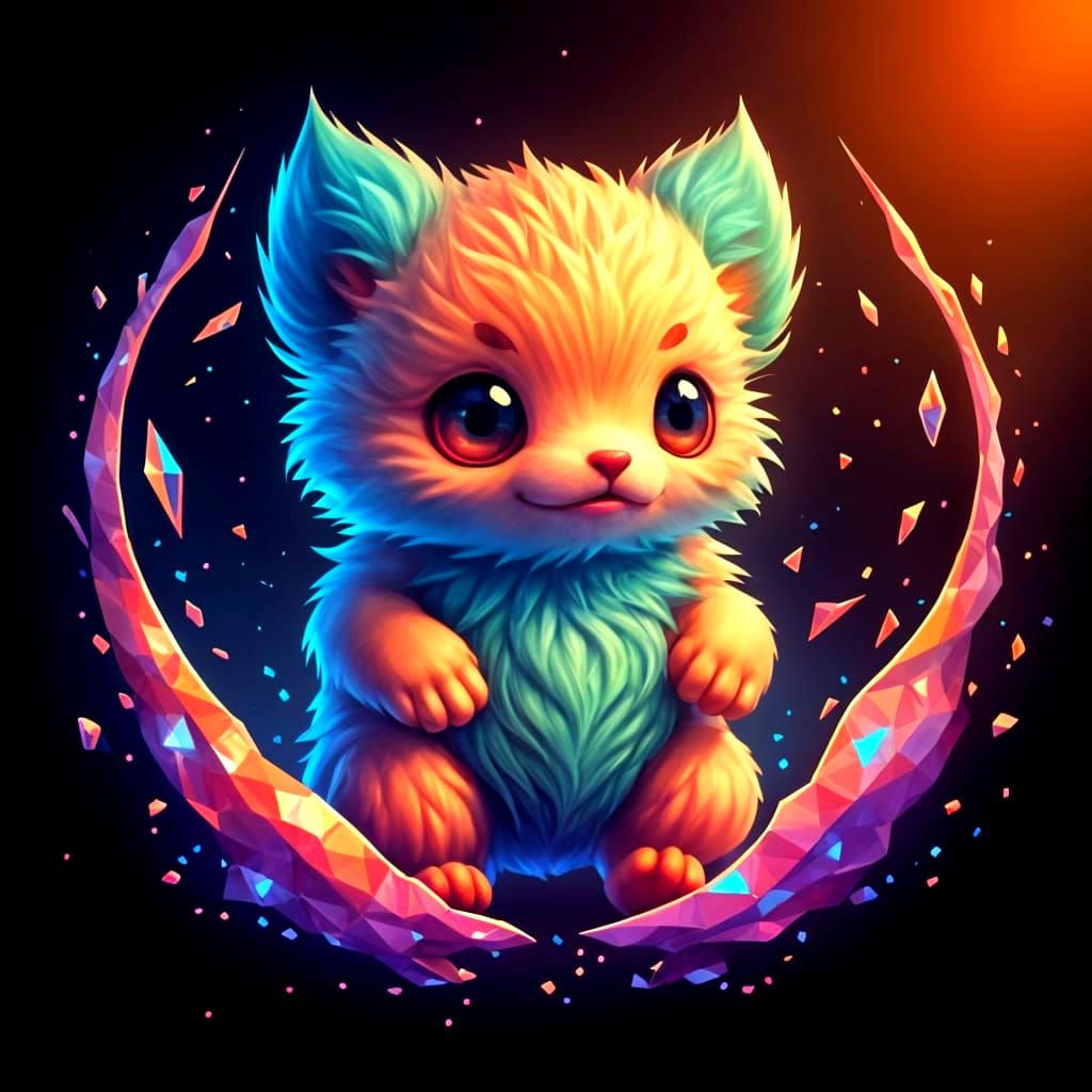 STRANGE prismatic cuddly