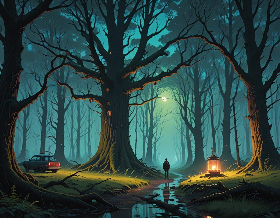 Fantastical Whispers of the Ancient Forest