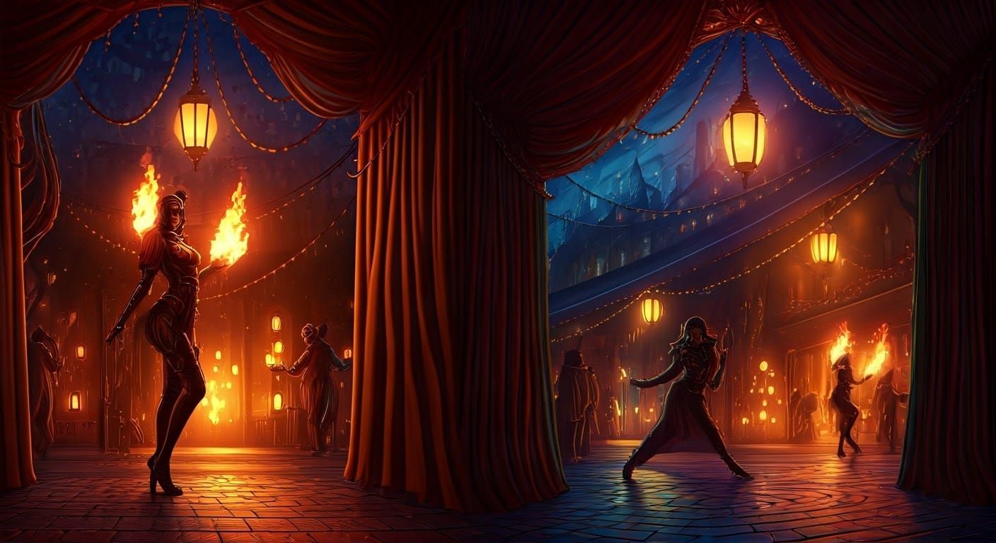 Mystical Steampunk Carnival at Twilight