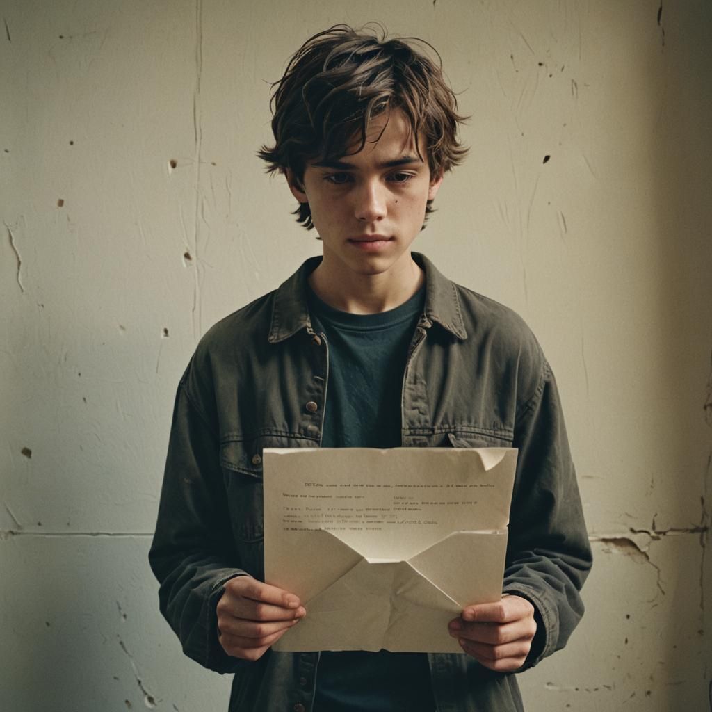 Torn Letter to a Boy: Cinematic Still Life