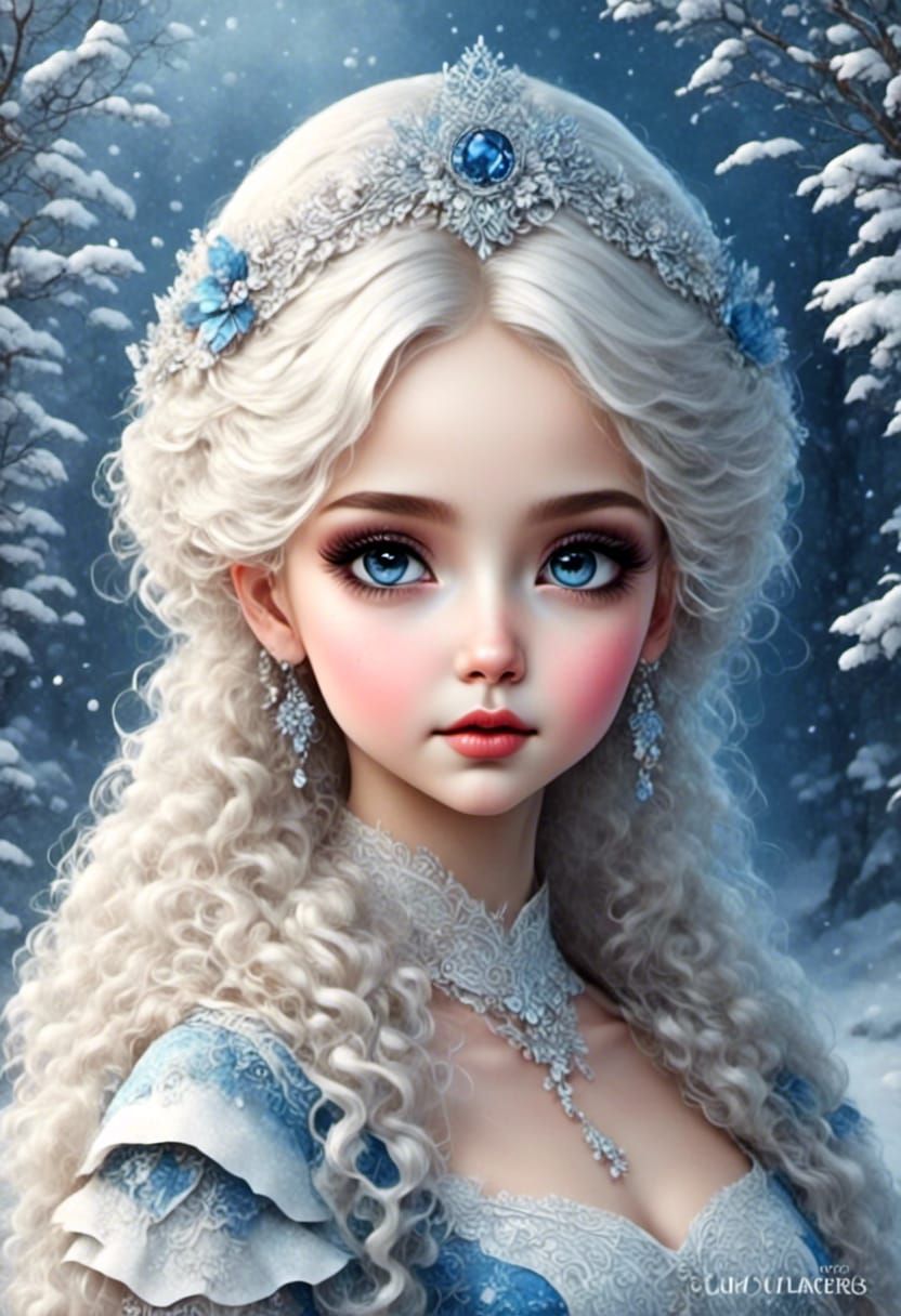 Princess Elsa as a child
