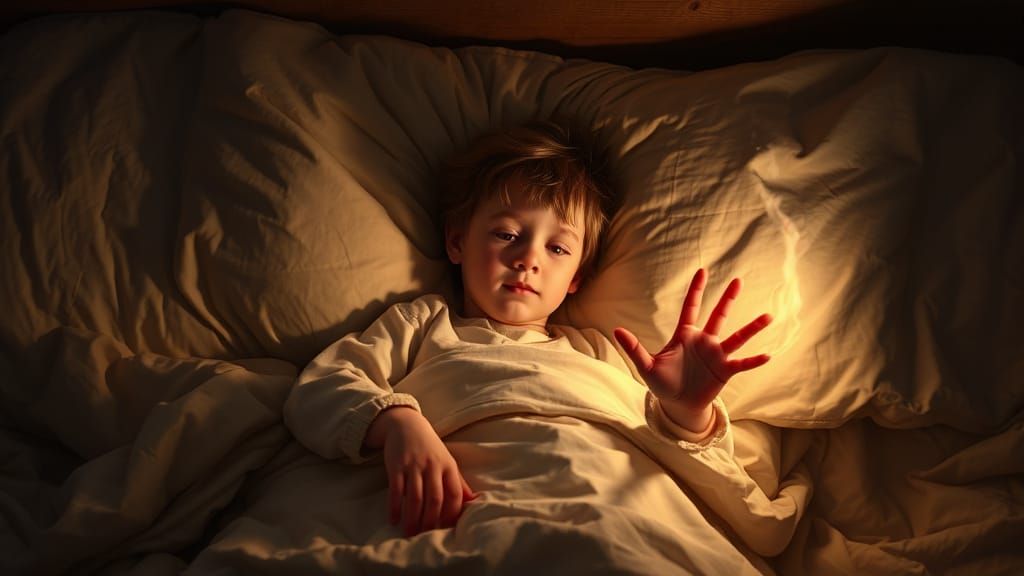 Jesus Christ Protects Child from Dark Entity