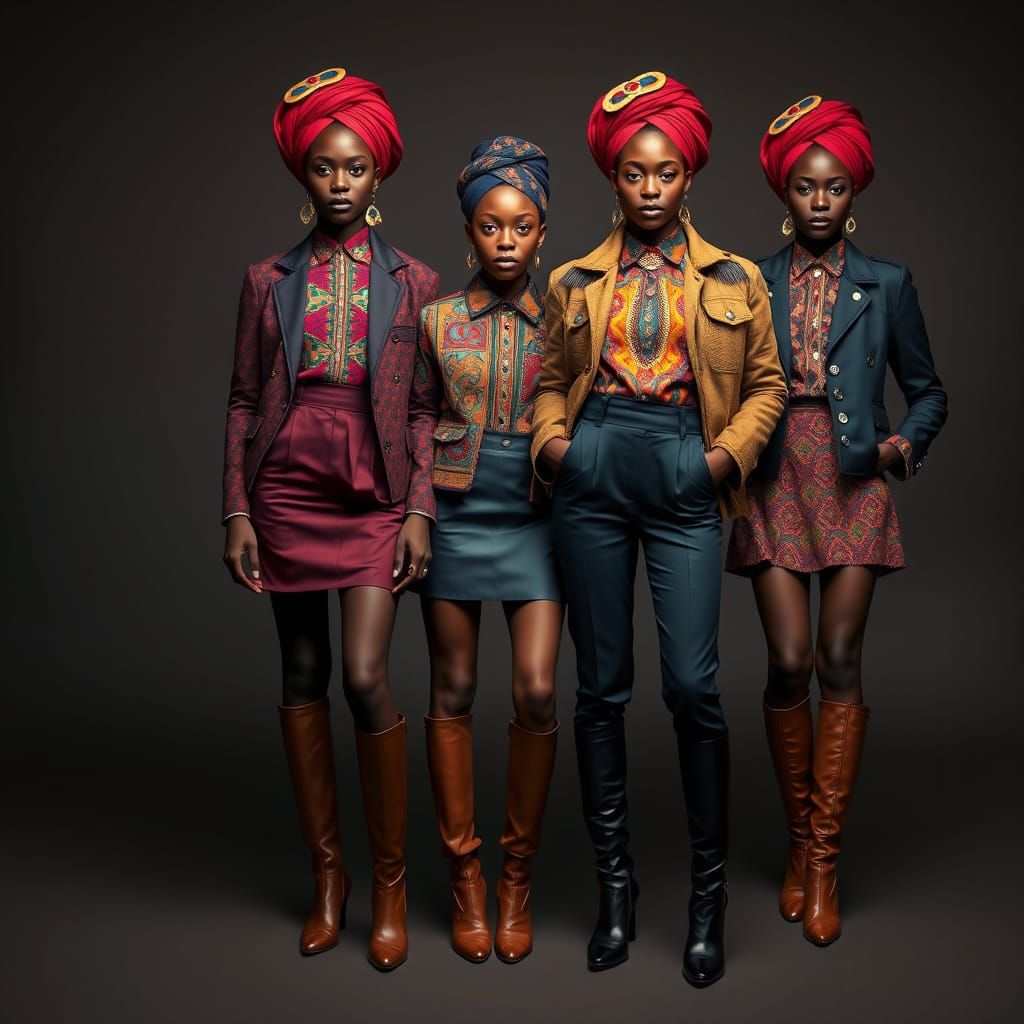 Winter Fashion Show Inspired by Mali Empire and Ashanti Cult...