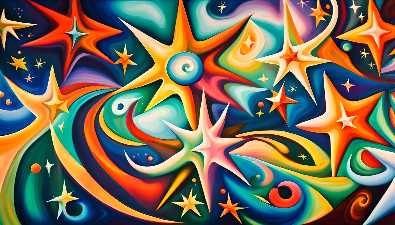 Variegated Star-Beings in Electromagnetic Plasma: Impasto Pa...