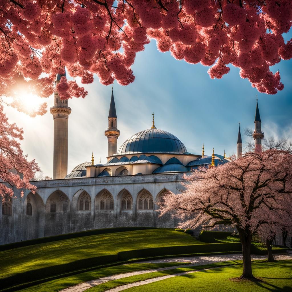 Topkapi Palace in Spring Sunlight