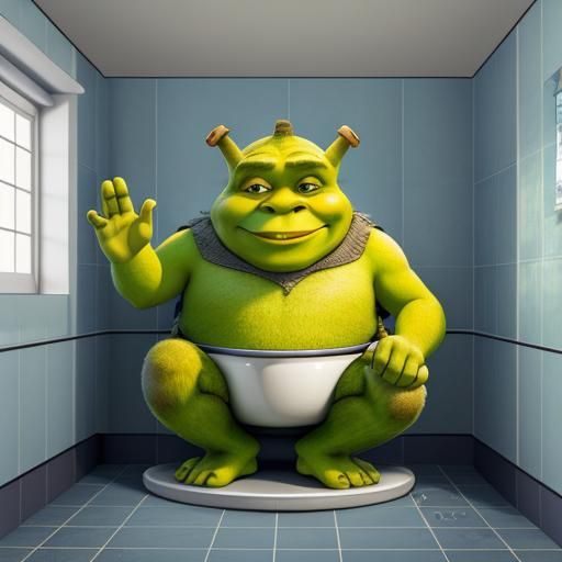 Surreal Shrek Meme Mashup