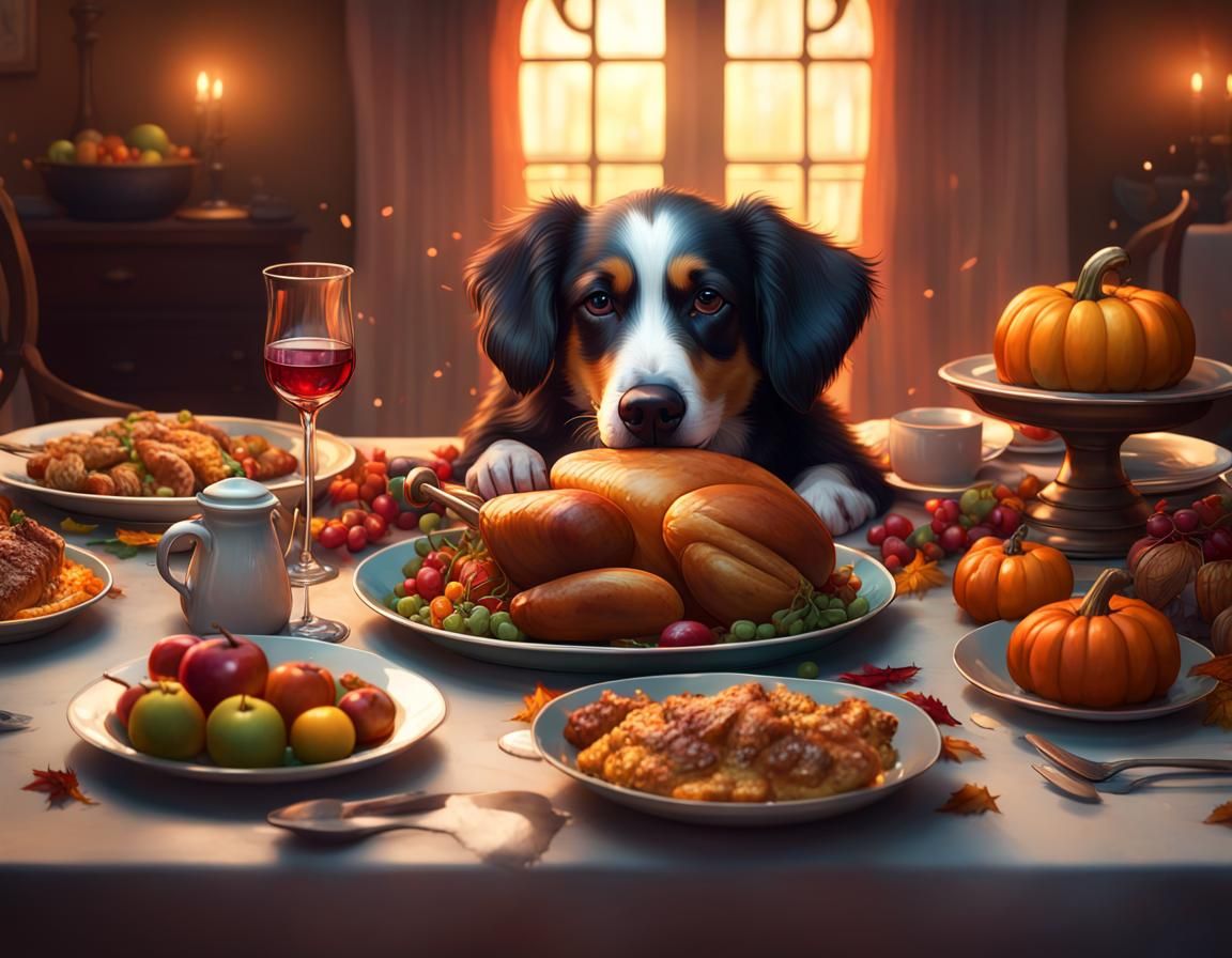 Thanksgiving Tablescape Interrupted: A Colorful Feast