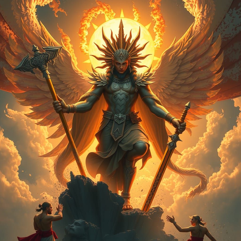 Apolaki: Sun God and Warrior in Digital Art